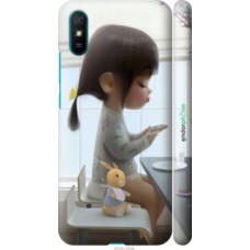 Чохол для Xiaomi Redmi 9A Мила дівчинка з зайчиком 4039m-2034
