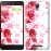 Чохол для Xiaomi Redmi Note 2 Намальовані троянди 724c-96