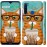 Чохол для Xiaomi Redmi Note 8T Зеленоокий кіт в окулярах 4054m-1818